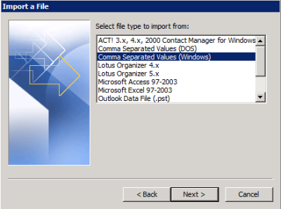 Import CSV File