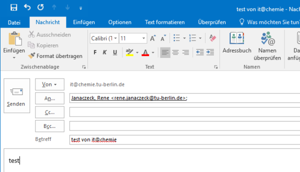 Senden mit It@chemie